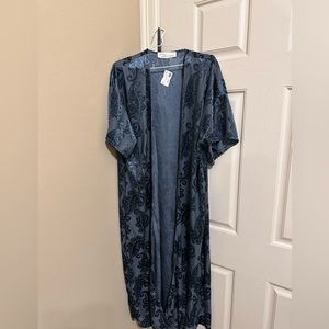 Brand New Never Worn Velvet Duster Vintage Havana Brand